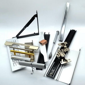Waterproof Wood grain Laminated MDF Board Wardrobe Cabinets