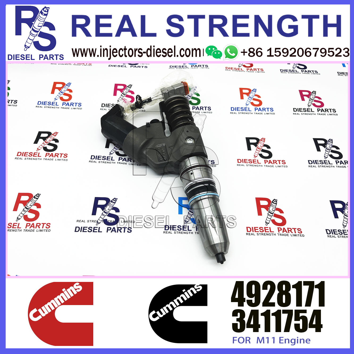 OTTO M11 Fuel Injector Assembly 4026222 4903472 4061851 4903319 3095040 4902921 3411756 4903084 3411754 4928171