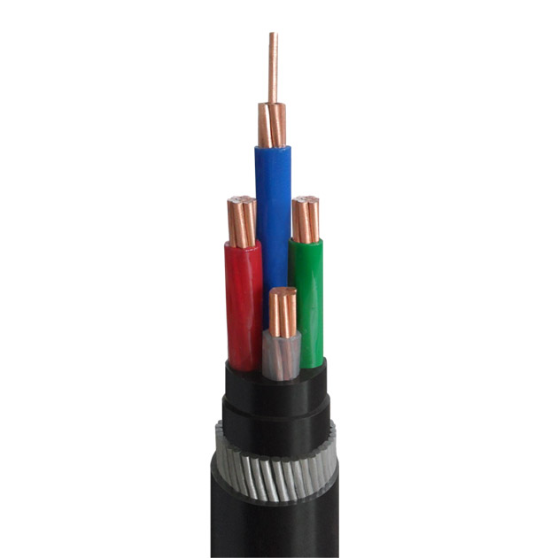 PVC Insulated Electrical Armored Multi Core Copper Conductor Low Voltage