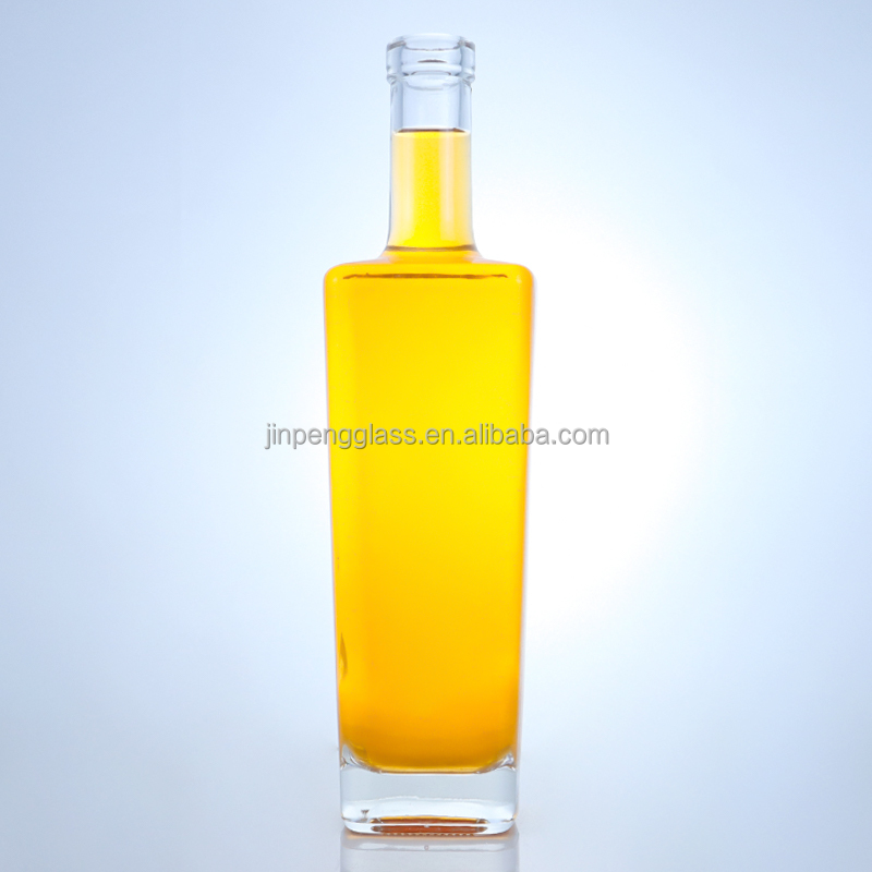 Clear Super Flint Glass Bottles 750ml for Gin Rum Whisky and Wine – Custom Design