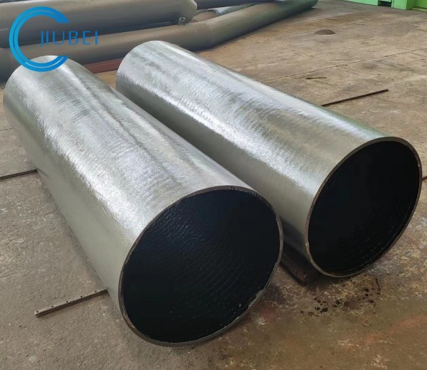 Q235 Steel Pipe Lined Bend With Aolly Steel Welding Rod Reinforced 5-10 Years Using Life