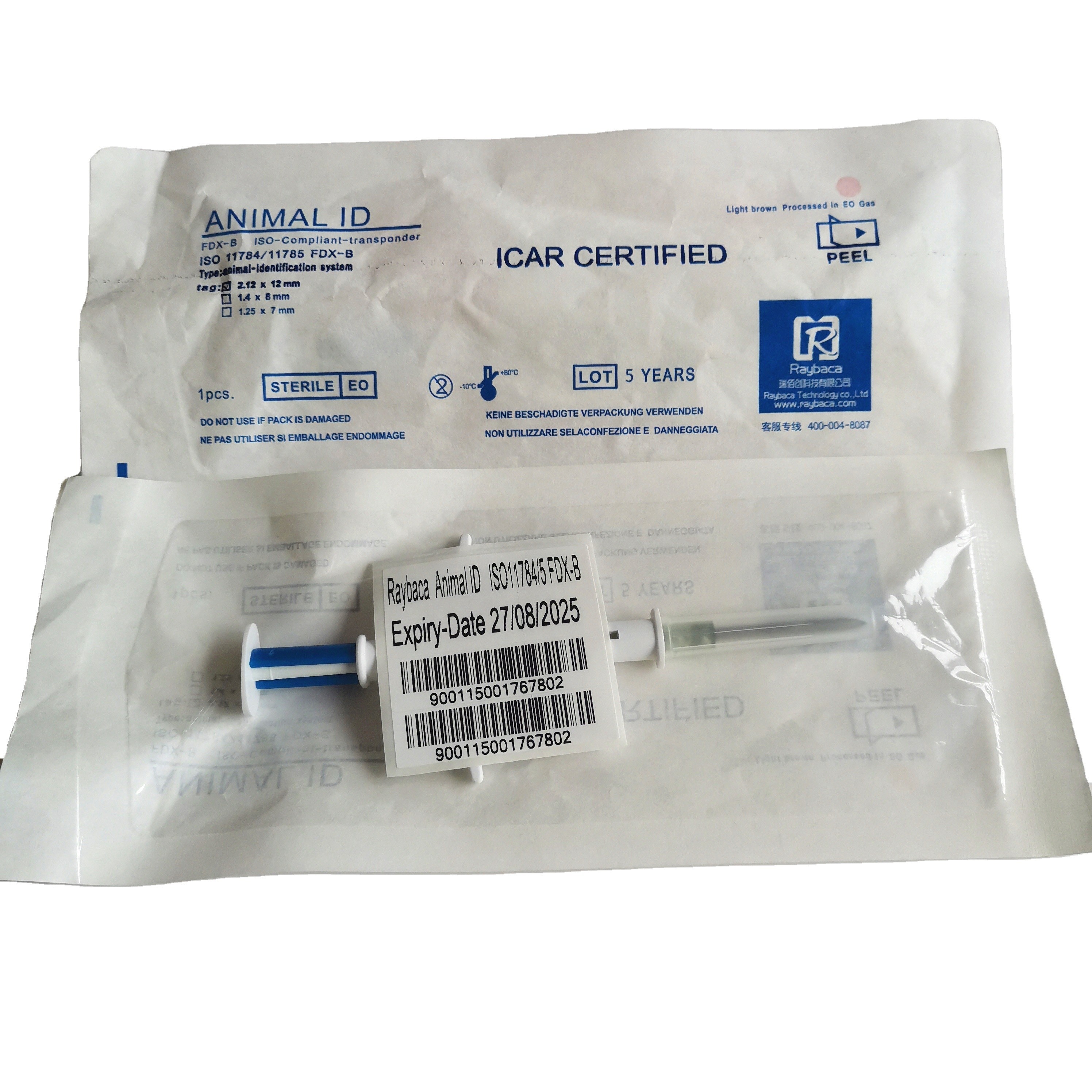 2.12*12mm Microchip Syringe