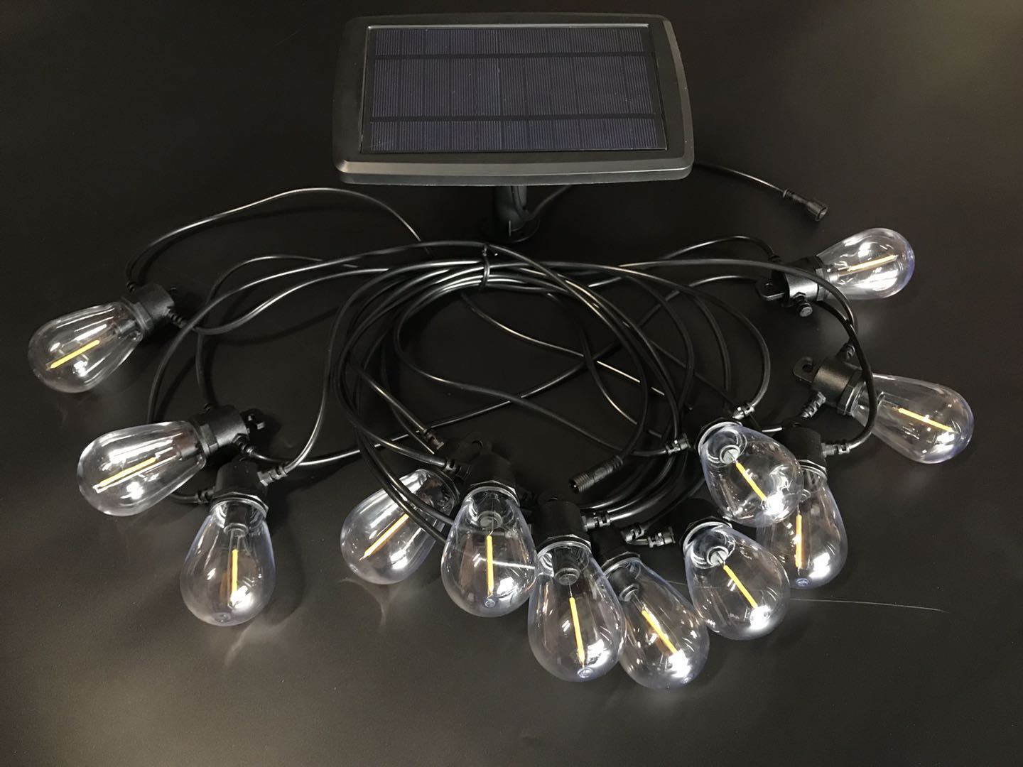 Solar Light Outdoor Christmas String Lights S14 Edison Bulb Solar Lamp For Garden Decoration LED Garland 27ft IP65 Waterproof