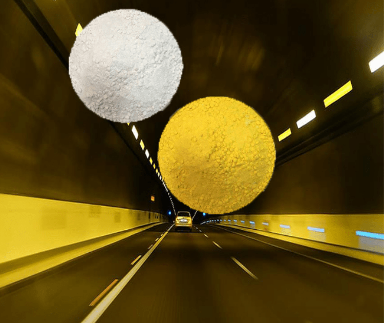 Calcium Carbonate Raw Material Used White Reflective Thermoplastic Road Marking Paint