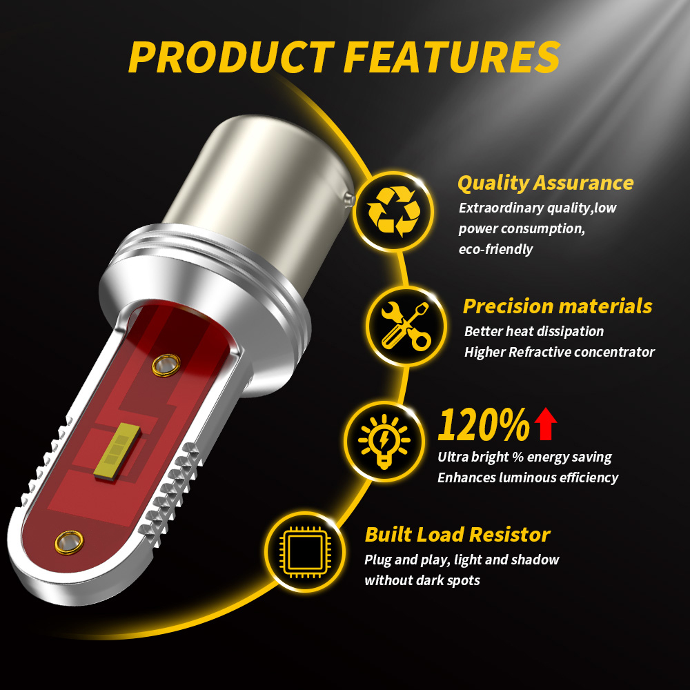 T20 3157 LED Tail Light Bulbs , CSP LED Replacement Bulbs