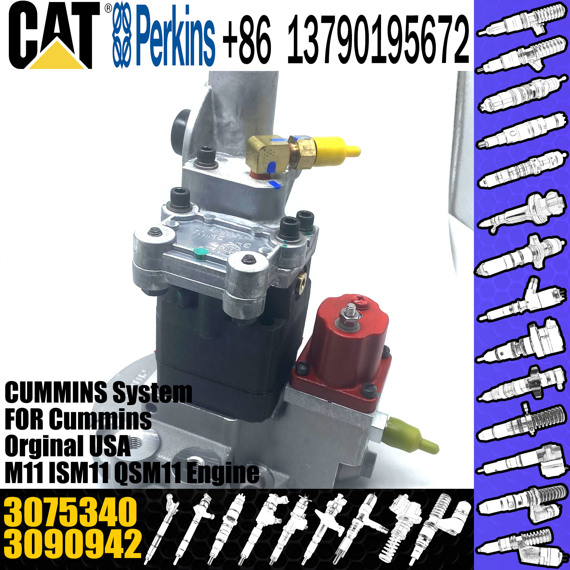 OTTO M11 ISM N14 ISM11 QSM11 3090942 3075340 3041800 3060492 4010254 3417674 3068771 3069221 4954877 3075340 Fuel Pump