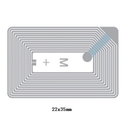 HF Dry RFID Inlay 13.56MHZ PET Wet Inlay RFID Tag With SLI Chip