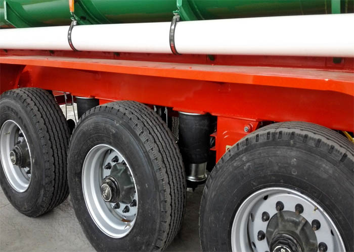 Fuel tanker Trailer Fuwa Axles