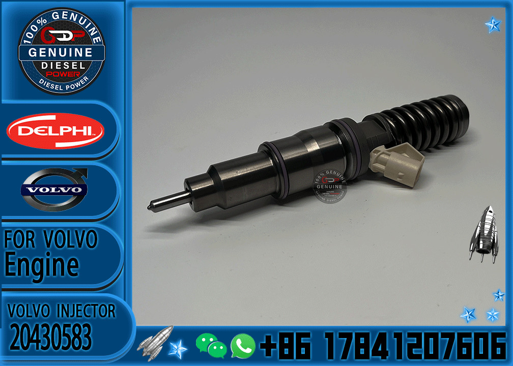 For Volvo FH12 FM12 D12D Diesel Injector Common Rail Injector 20430583 21582096 20430583 BEBE4C00001