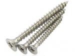 A2 A4 Stainless Steel Chipboard Flooring Screws , Fully Threaded Countersunk