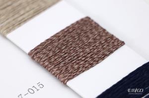 China Breathable Practical Dyed Spun Polyester Yarn , Anti Pilling Dual Core Spun Yarn on sale