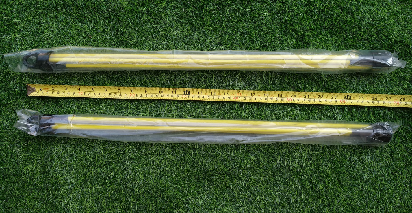 folded golf alignment stick , folding golf alignment sticks , two-double golf training aid