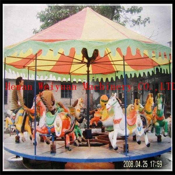 musical outdoor christmas carousel, antique carousel ride, trailer mobile
