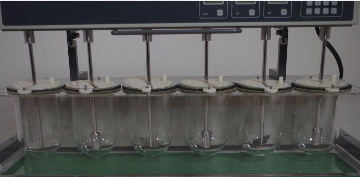 Medical 3 Vessels Dissolution Tester Speed Accuracy Plus Or Minus 2rpm