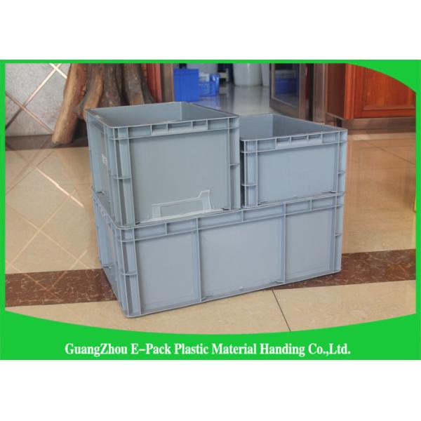Heavy Duty Plastic Euro Stacking Containers Food Grade For Fruit And Vegetable