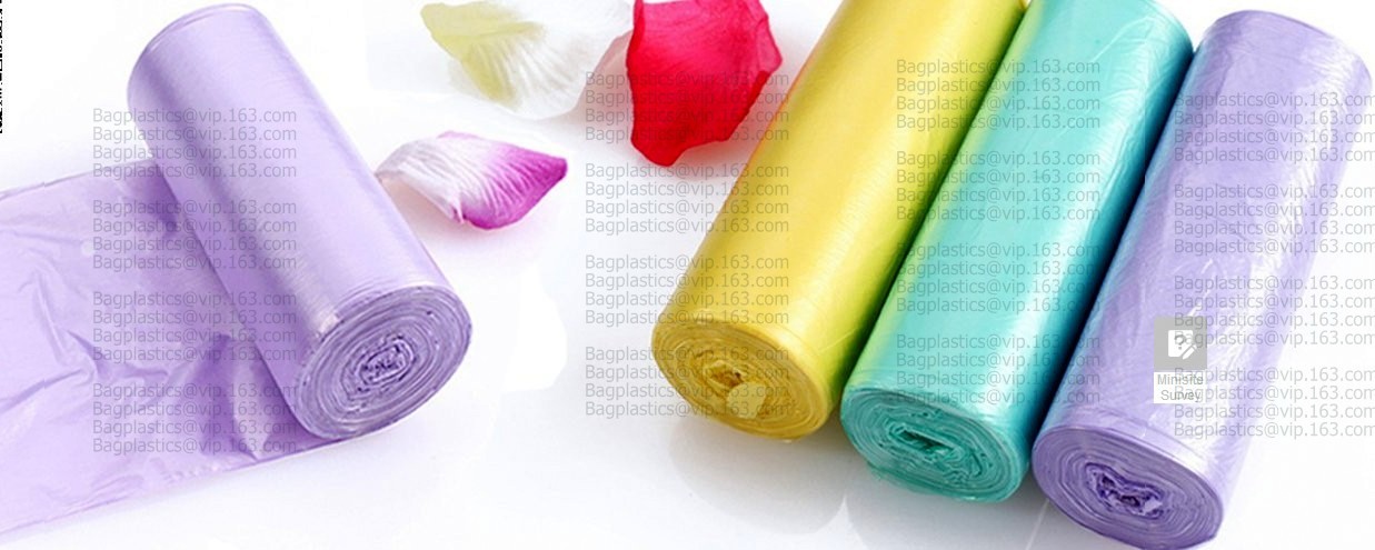 Biodegradable Compostable Bathroom 15 Liter Lavender Scented Mini Wastebasket Can Liners for Home Office Bins, 200 count