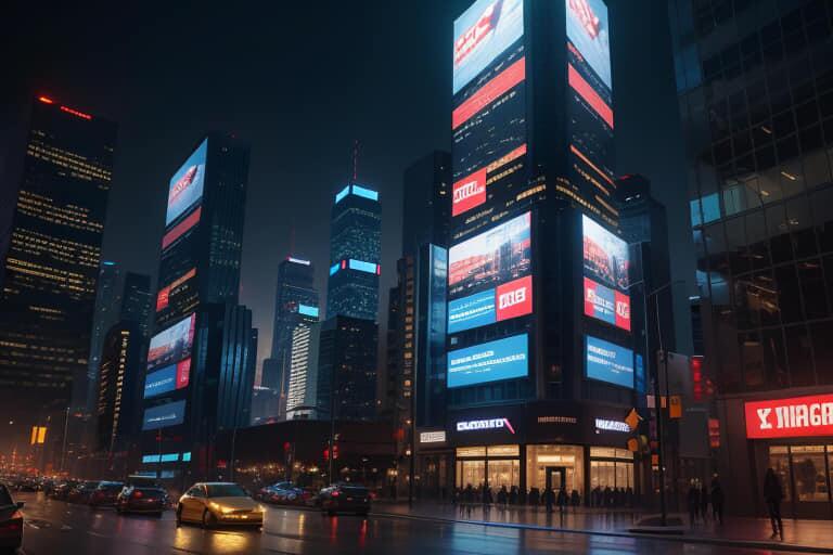 Shopping Mall Advertising LED Display Screen Dip LED Screen With SMD1921 LED Type