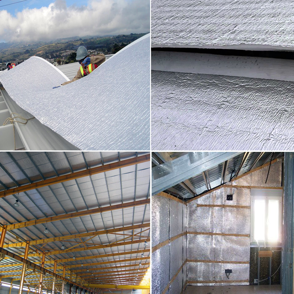Fire Retardant XPE/EPE Foil Backed Foam Insulation Heat Resistant