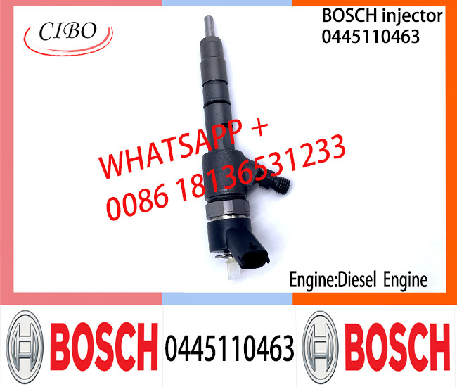 BOSCH Diesel Common Rail Fuel Injector 0445110463 129A0053100 For Yan-mar Engine 3TNV88C 4TNV88C
