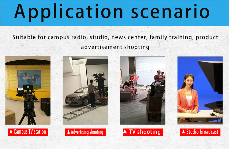 TYSTVideo Radio Broadcast Equipment Teleprompter with 24 inch Monitor Perfect Match