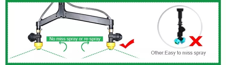 4 Axis Agricultural Spray Drone 16L Aircraft Mist Agriculture Farm Sprayer