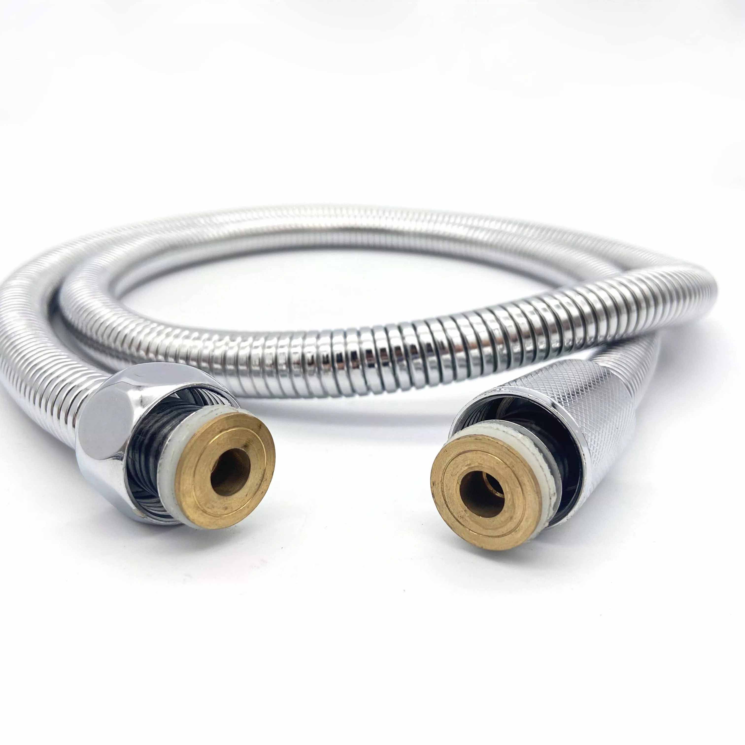 Hot Cold Water Function Stainless Steel Shower Hand Connection Pipe For PVC Bidet Hose