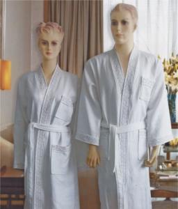Buy cheap Waffle Type Hotel Towelling Robe Quick Dry Thermal Breathable 1300g product