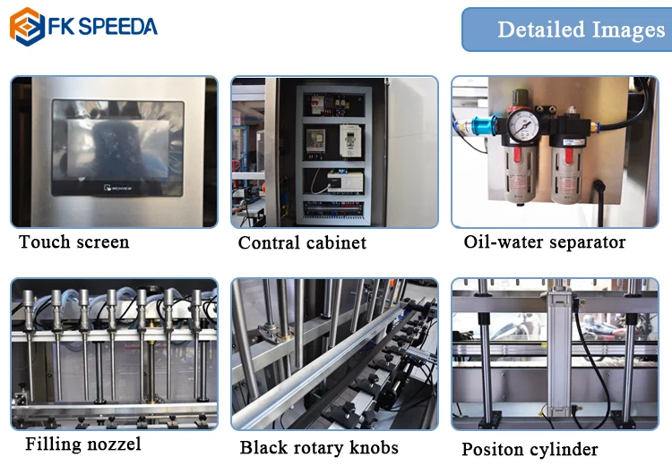 6 Heads Linear Plastic Glass Bottle Carbonated Drink Liquid Filling Machine Line 50 Hz