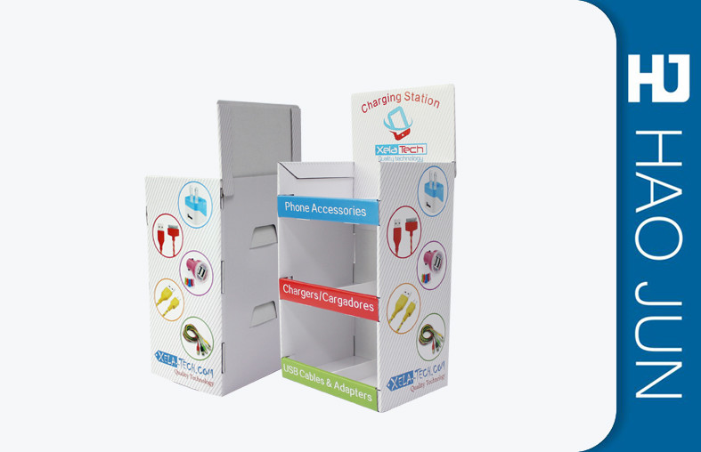 Christmas Gifts Template Retail Display Boxes For Books / Corrugated Pop Displays