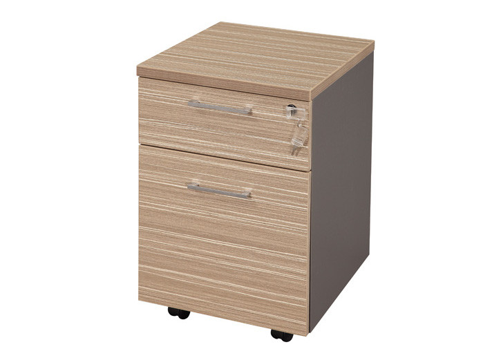 3 Drawer Short Filing Cabinet , File Cabinet Furniture Panel Wood Style