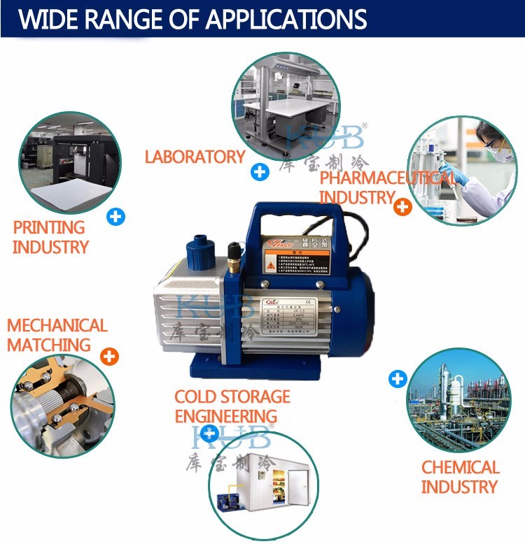 Electromagnetic Cold Storage Parts Multistage Value Vacuum Pump
