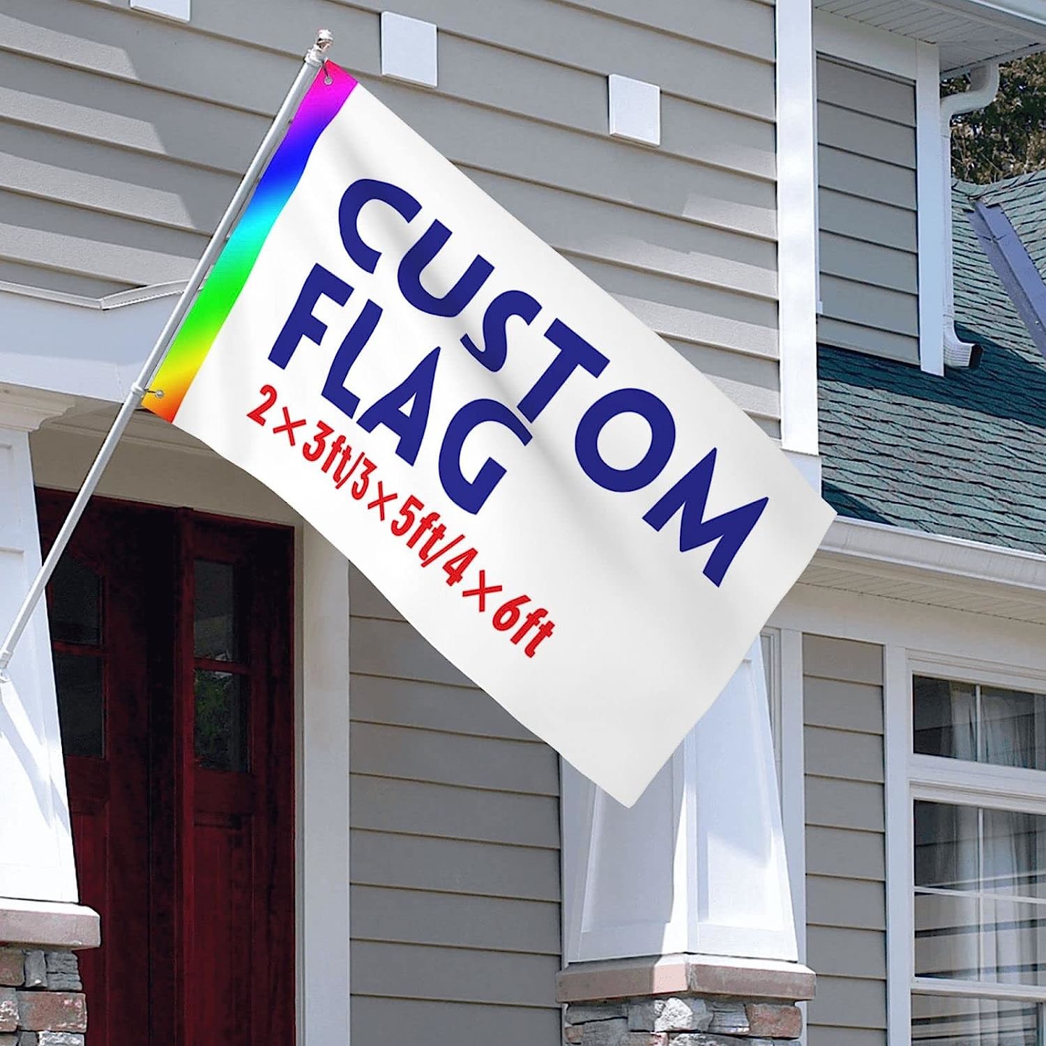 Custom Flag Personalized Flags Add Your Design Here Outdoor Decorative Flag 3x5Ft Create Your Own Picture Text