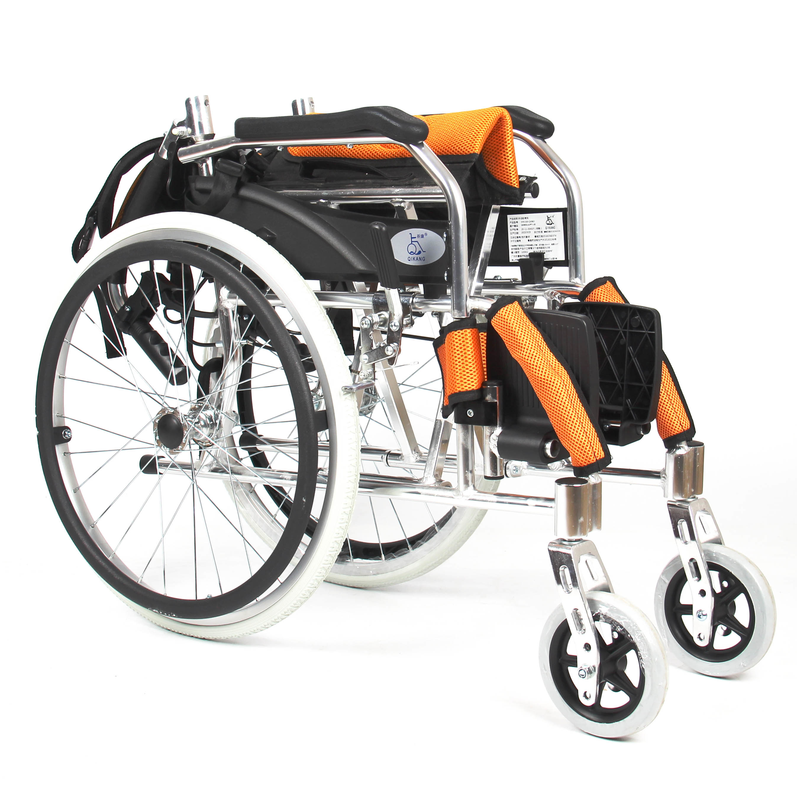 Extra Lightweight Traveling Aluminum Manual Wheelchair Transport Airplane Chair