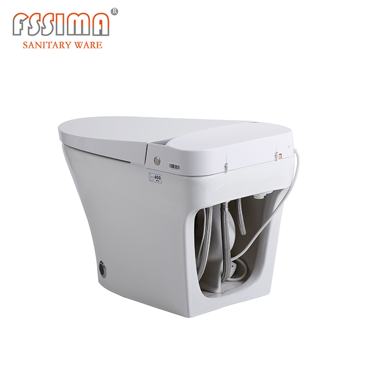 One Piece Intelligent Toilet Health Bathroom Hotel Sensor Flushing 3.0L-6L