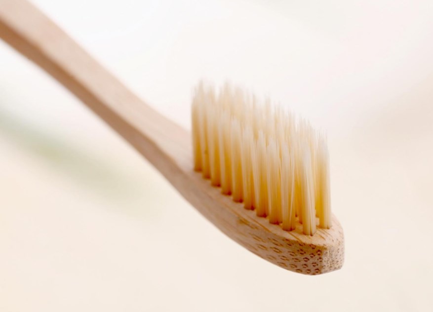 Bamboo Toothbrush Biodegradable Bristles Plain Reusable Children Use