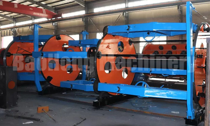 Electrical Cradle Type Copper Cable Making Machine Laying Up