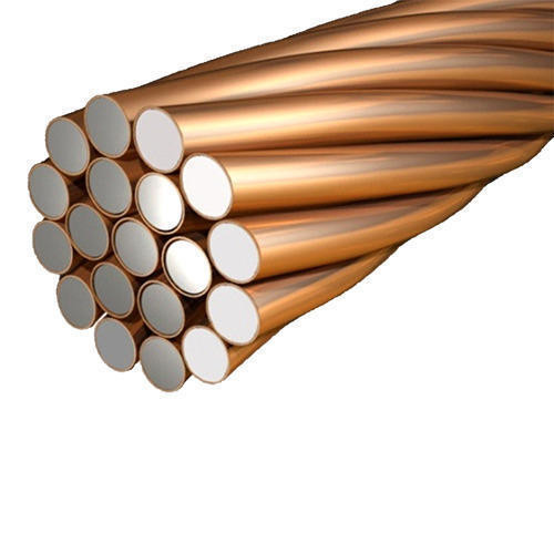 Bare Copper Clad Aluminum Stranded Wire For Electrical Conductor