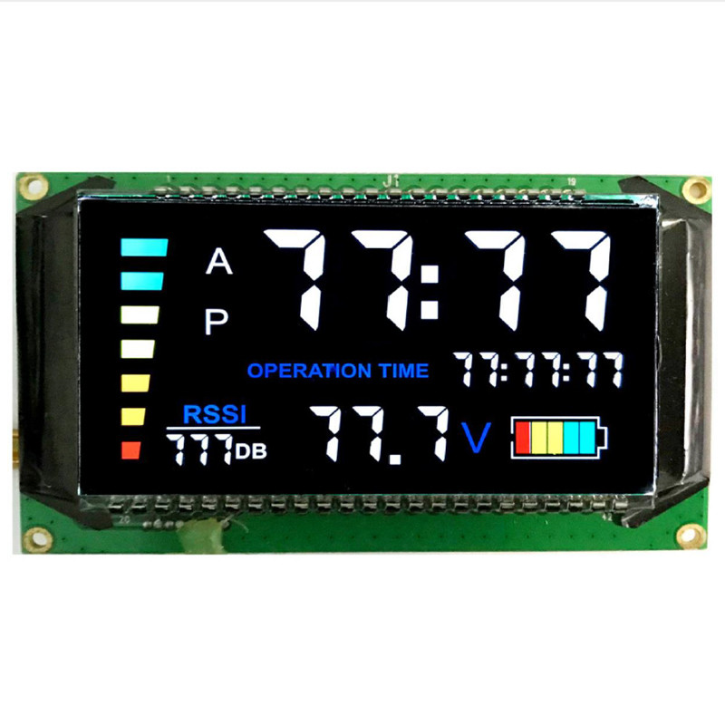 China LCD Manufacturer Customized Segment COB HT1621 DP1621 IC SPI MUC Interface LCD Display Screen Module