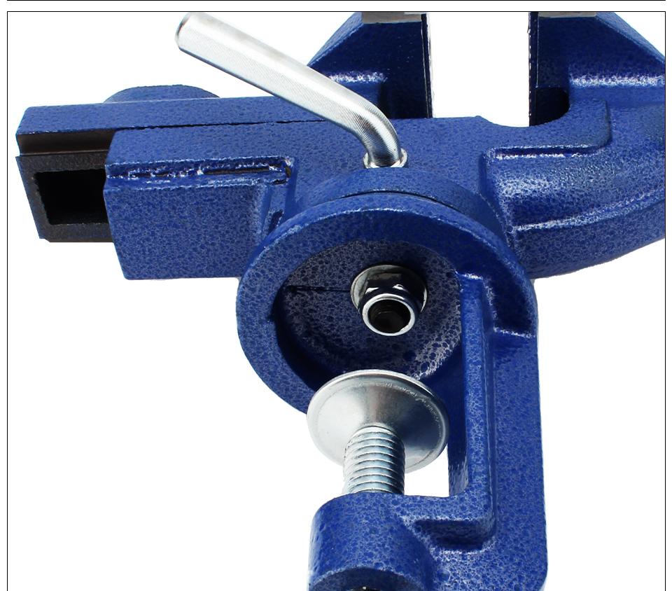 3 Inch Universal Table Vise 360 Degree Swivel Base Quick Adjust