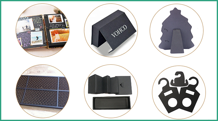 400gsm 450gsm Black Card Board For Jewelry Box 26 x 38inches High Toughness