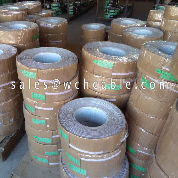 UL21016 XLPE Flat Ribbon Cable Irradiated PE Pitch 2.0MM, 2.54MM 105C 300V