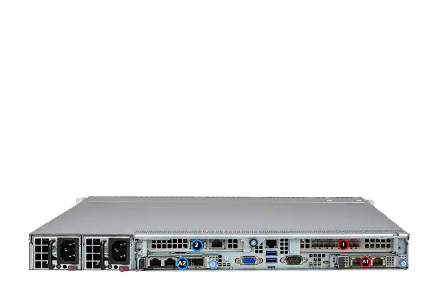 Stock SuperMicro SYS-611C-TN4R CPU P4X-SPR6430-SRM7A-XCC Scalable Processors Server