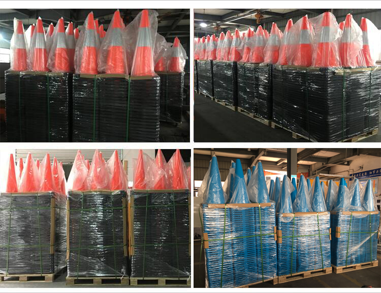 Traffic Warning Road Safety Cones High Visible Collapsible Road Cones