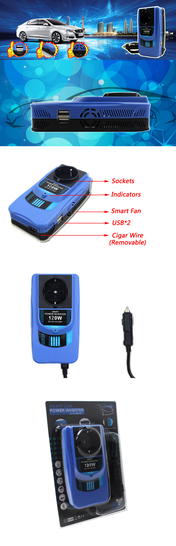 150W Portable Power Station With Inverter Power Station Power Low Voltage Battery Hybrid Inverter
