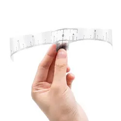 Disposable Eyebrow Microblading Measurement Tool Permanent Makeup Brow Stencil Ruler Sticker Tape