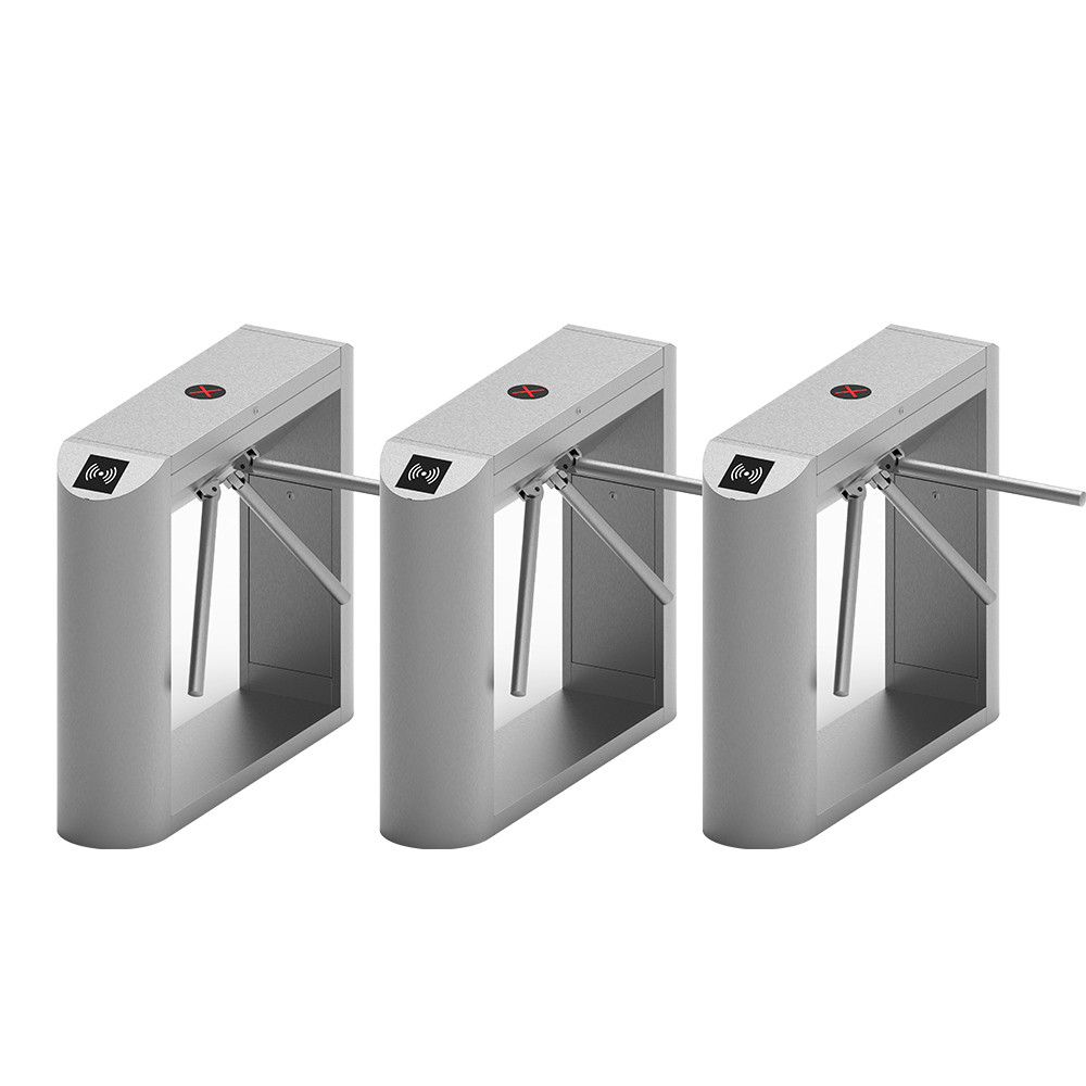 TR300 High Security Drop Arm Tripod Turnstile Outdoor 304 Stainless Steel