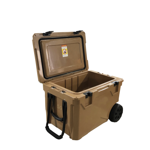 Hot Sale Plastic in Stocks Large Size Locking Ice Cooler Box