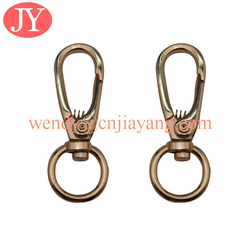 jiayang zinc alloy one inch matte black color snap hook for handbags
