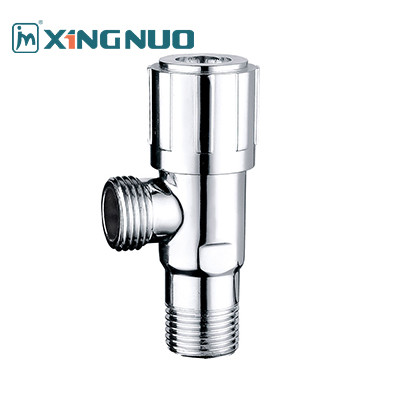 1/2 inch male theaded plating angle valve Forged Bathroom Brass Angle Valve 3/4"x1/2" Sand Blast Nickel Plated AV3033