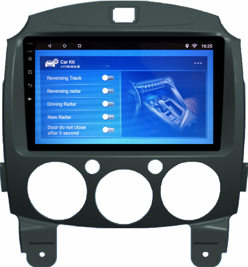 Ouchuangbo car radio gps navigation stereo android 6.0 for Mazda 2 with Video AUX Wifi SWC bluetooth calculator